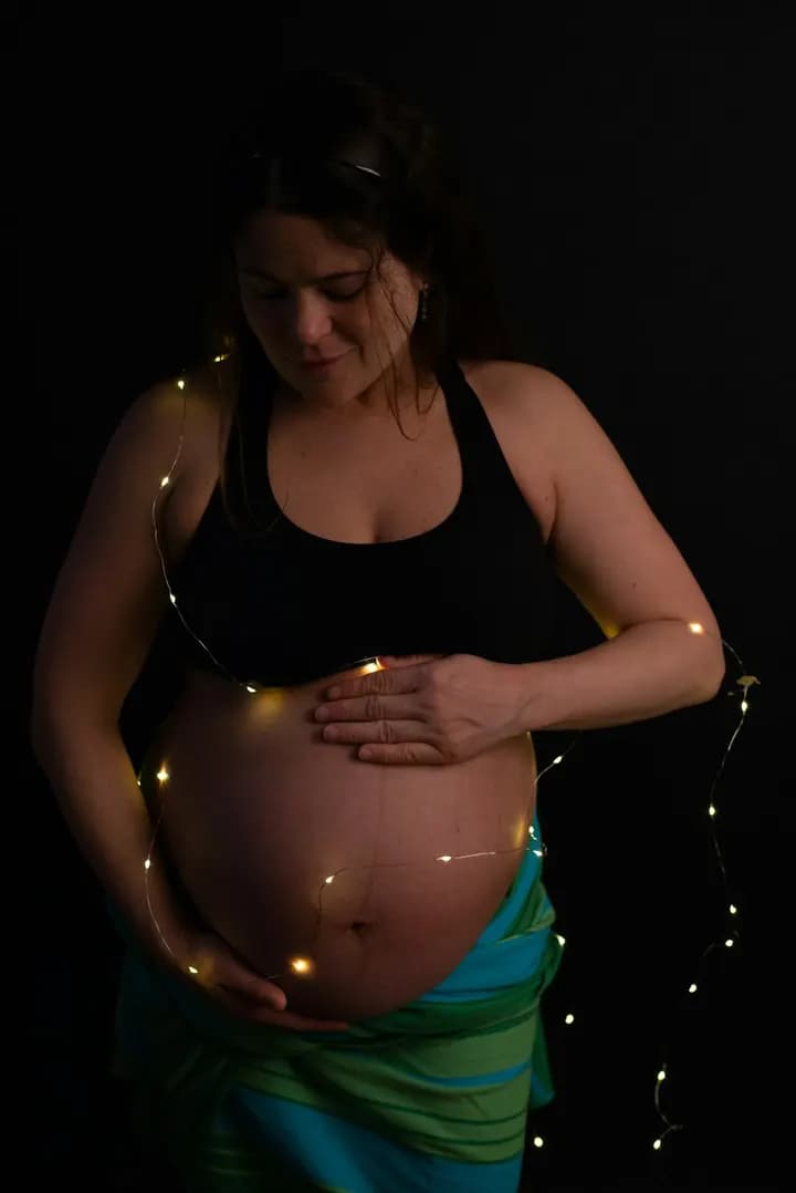 Portrait of an expectant mother